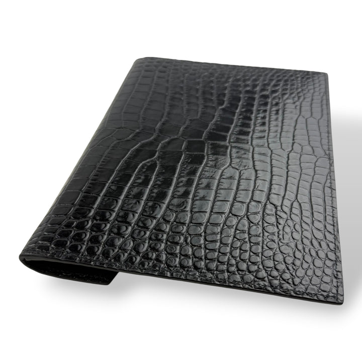 Saint Laurent YSL Uptown Black Leather Clutch Bag