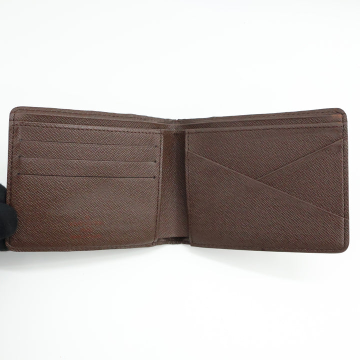 Louis Vuitton Vintage Bifold Brown Damier Wallet