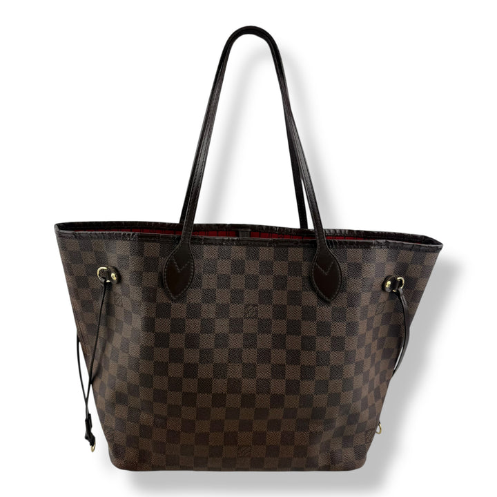 Louis Vuitton Brown Damier Neverfull MM Handbag
