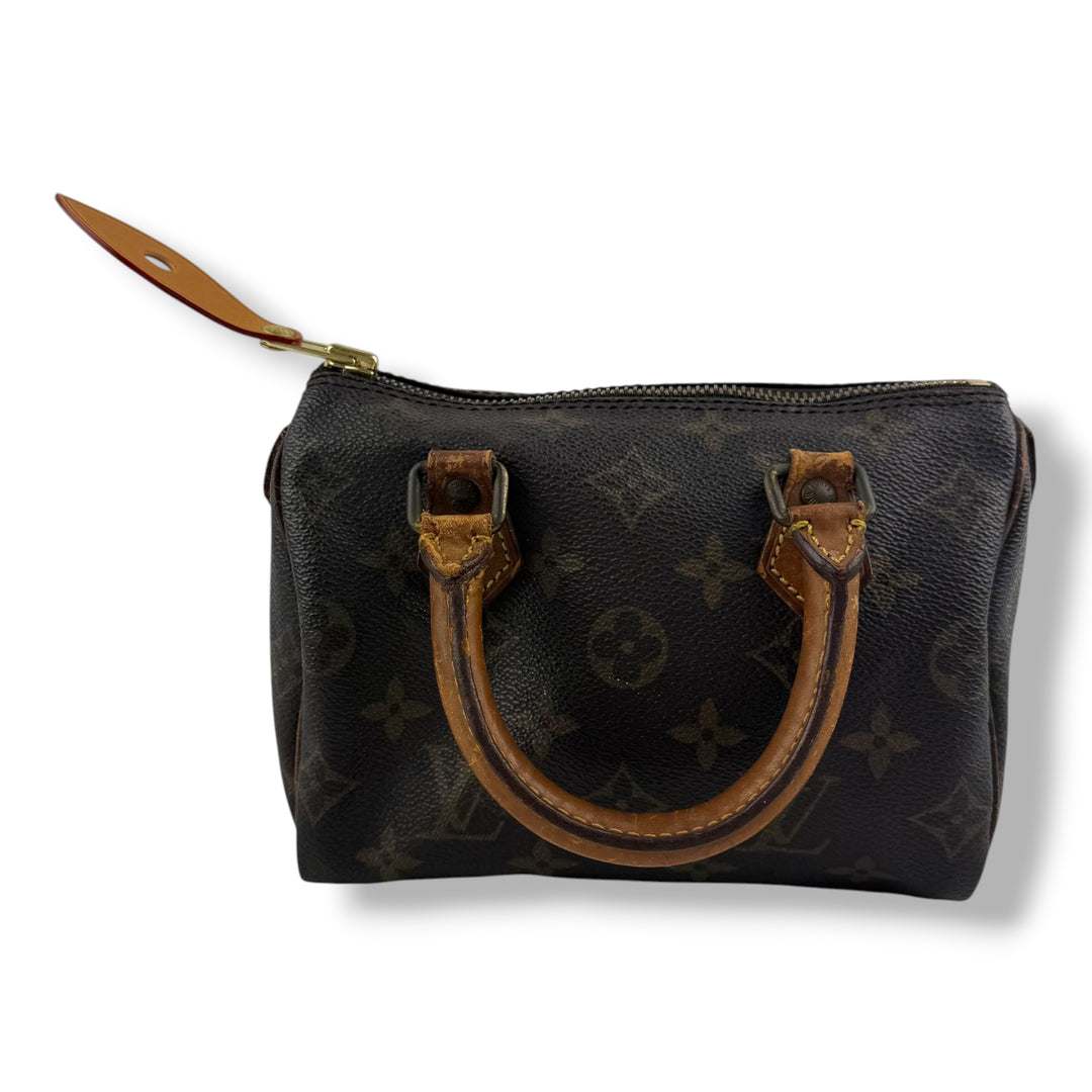 Louis Vuitton Nano Speedy 18 Brown Monogram Handbag
