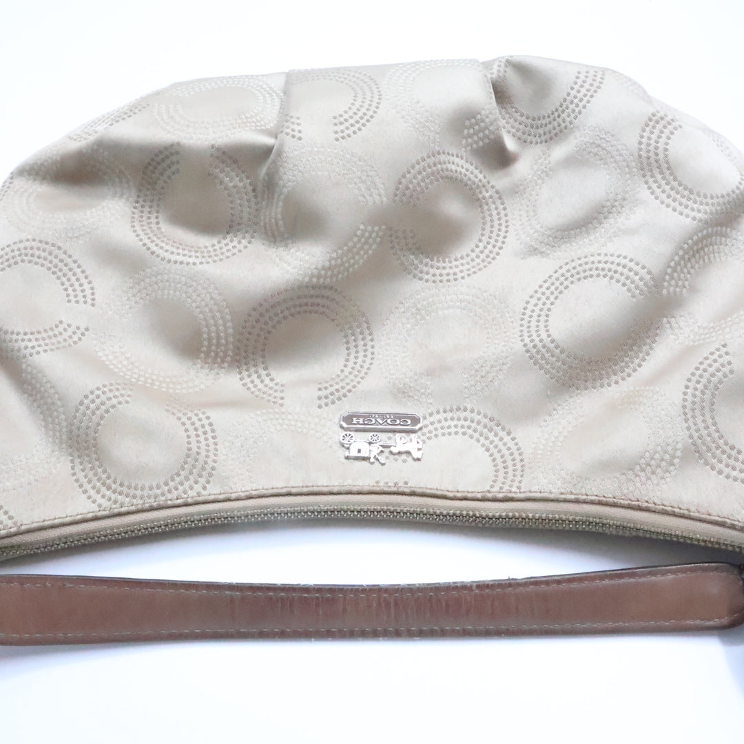 Coach Beige Madison Hobo Handbag