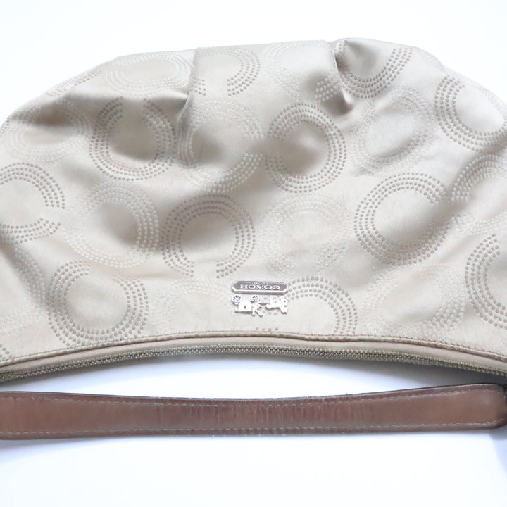 Coach Beige Madison Hobo Handbag