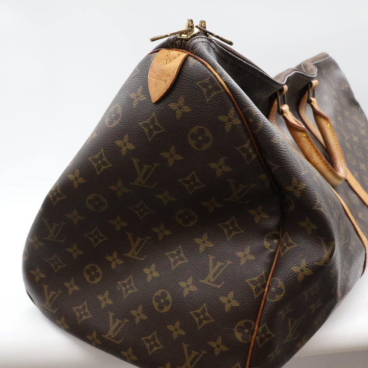 Louis Vuitton Brown Monogram 55 Keepall Duffle Bag
