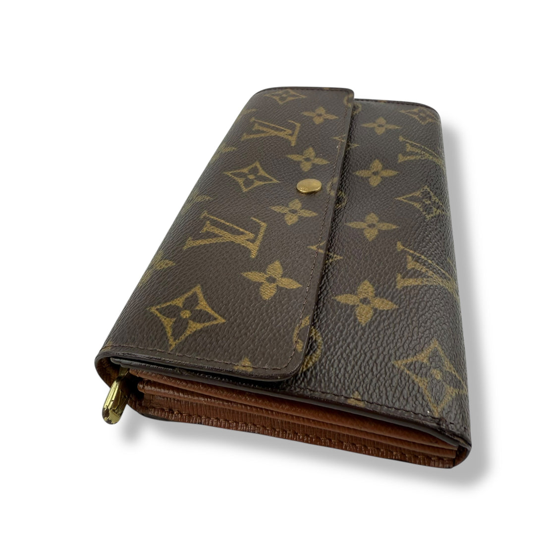 Louis Vuitton Sarah Brown Monogram Femme Wallet