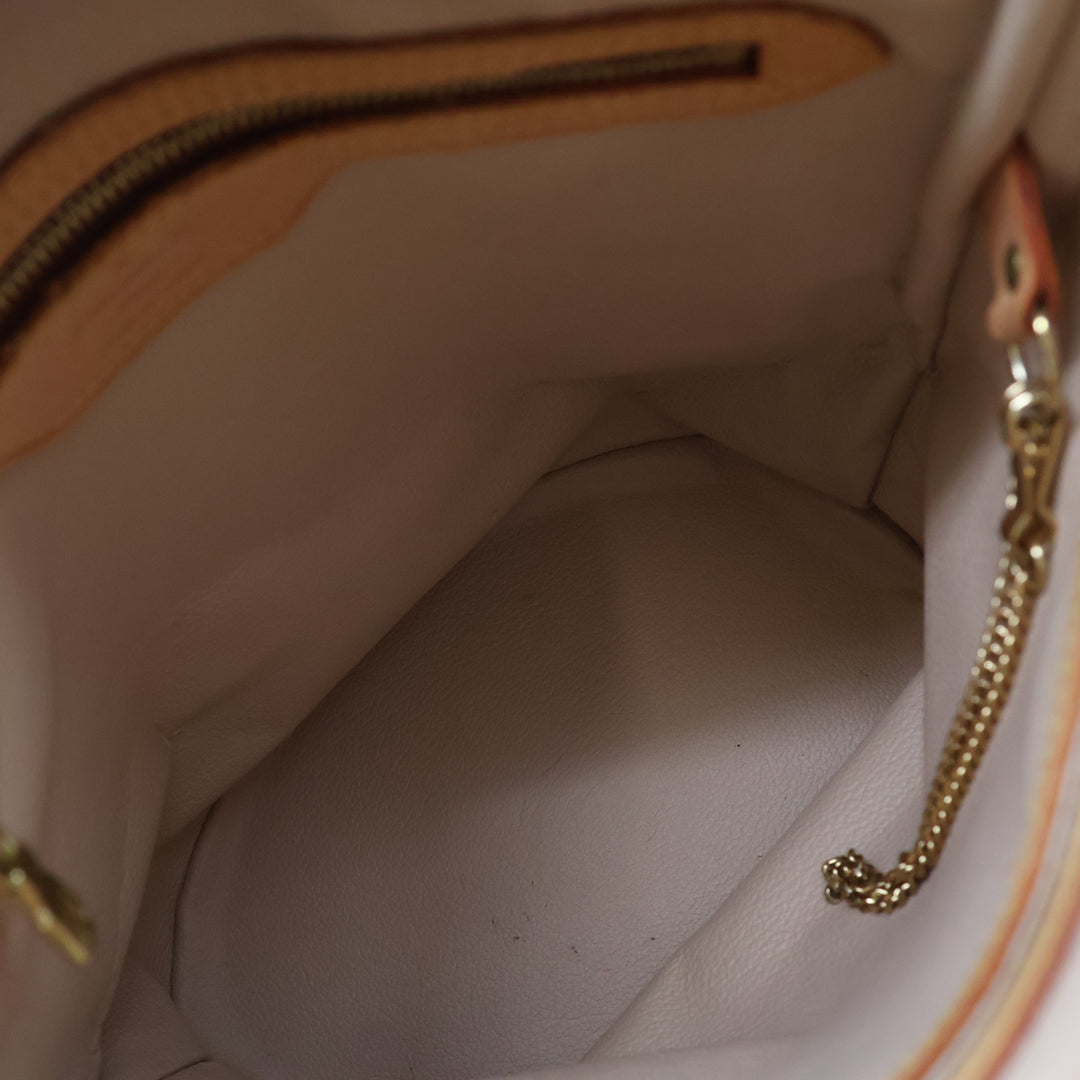 Louis Vuitton PM Bucket Tote Brown Monogram Handbag