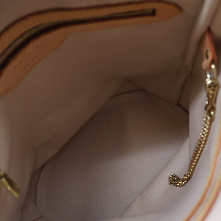Louis Vuitton PM Bucket Tote Brown Monogram Handbag