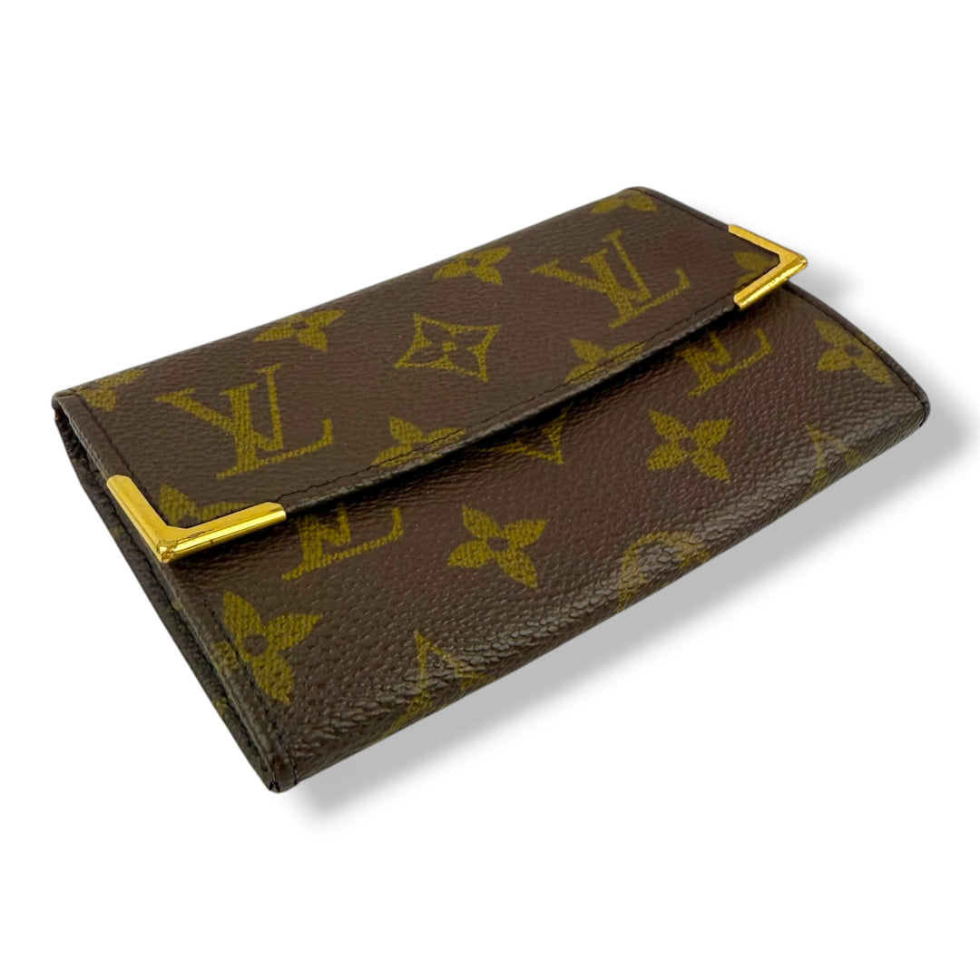 Louis Vuitton Brown Monogram French Purse Wallet