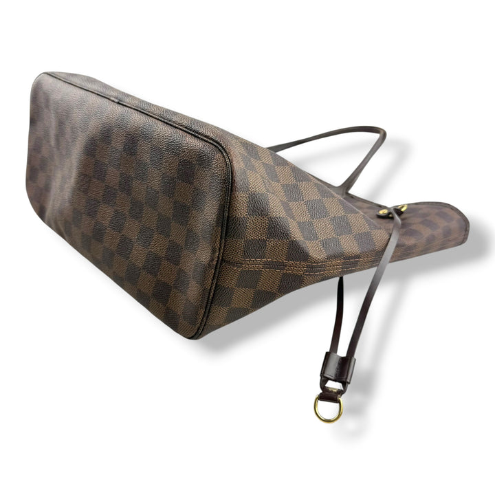Louis Vuitton Brown Damier Neverfull MM Handbag