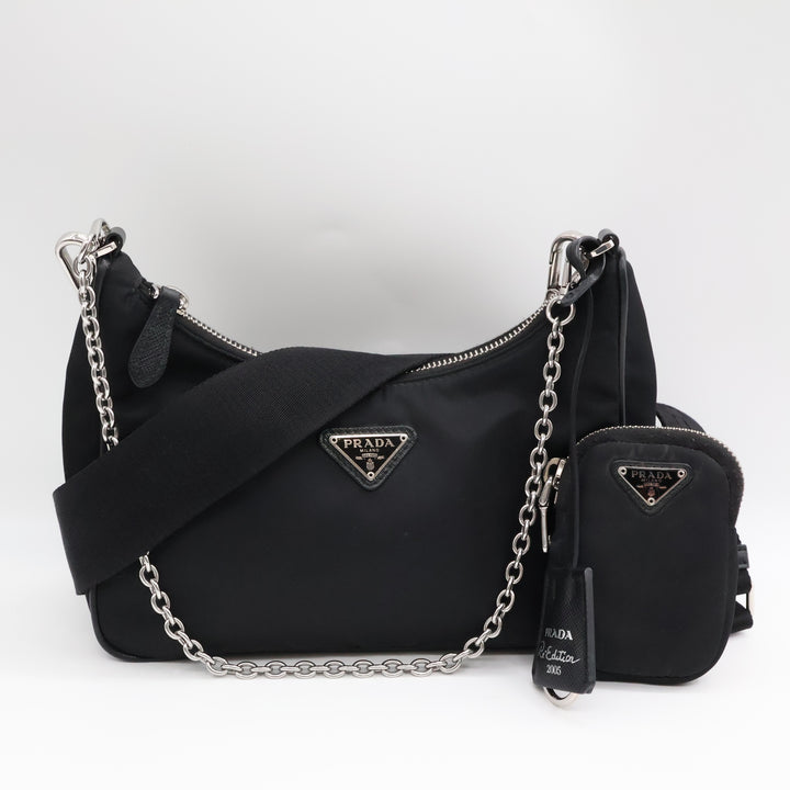 Prada Re-Editon 2005 Black Re-Nylon Handbag