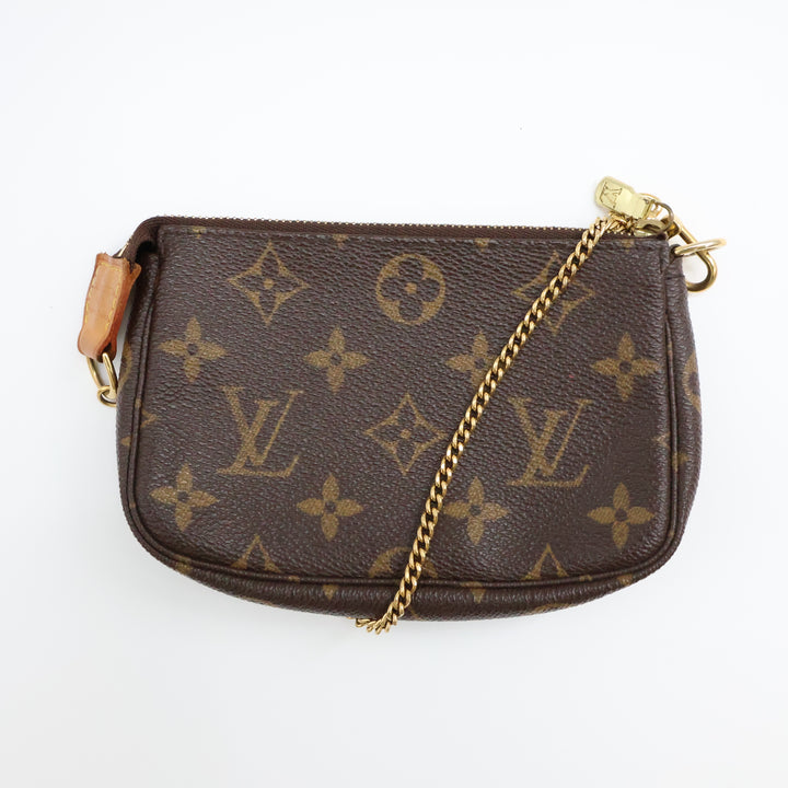 Louis Vuitton Mini Pochette Accessories Brown Monogram Bag
