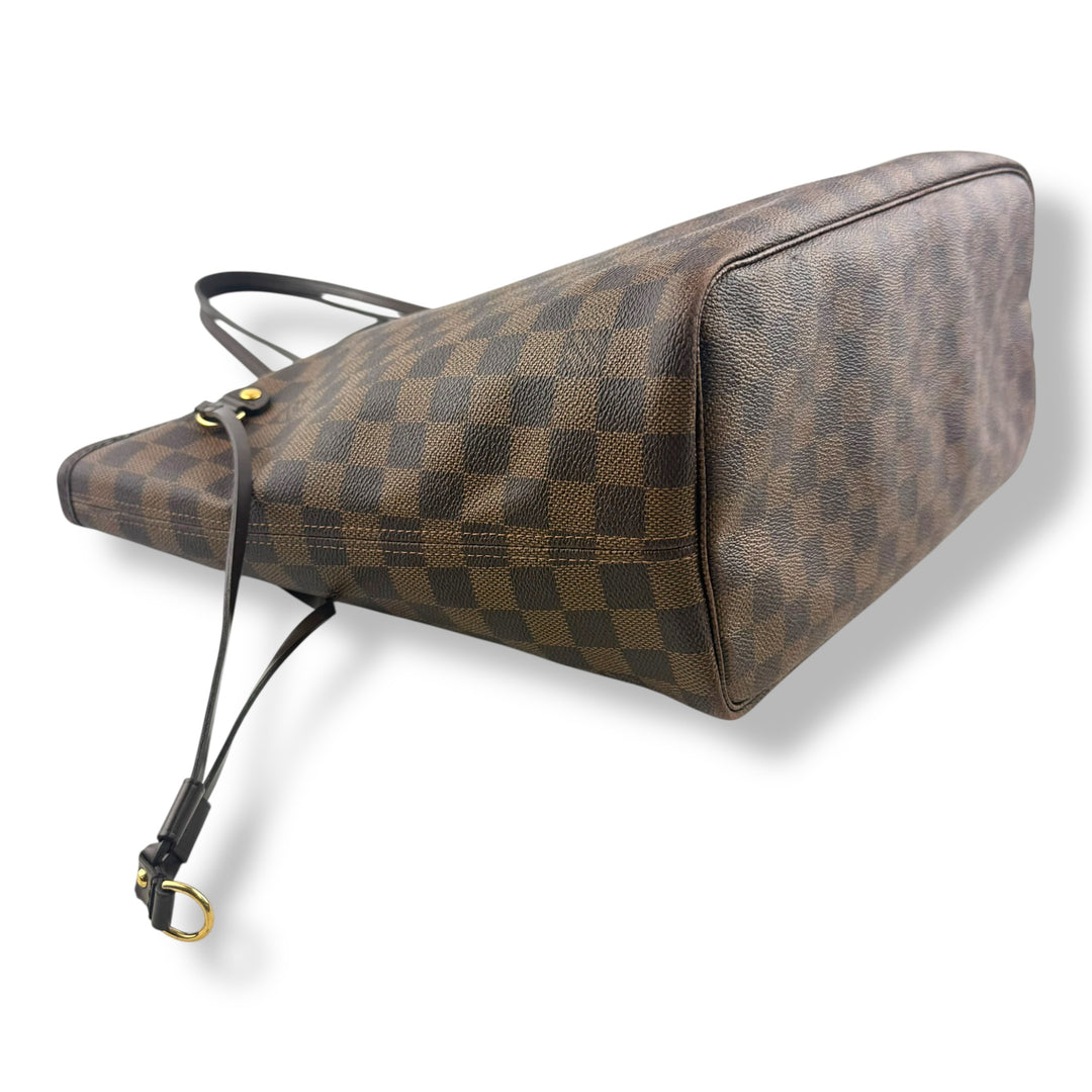 Louis Vuitton Brown Damier Neverfull MM Handbag