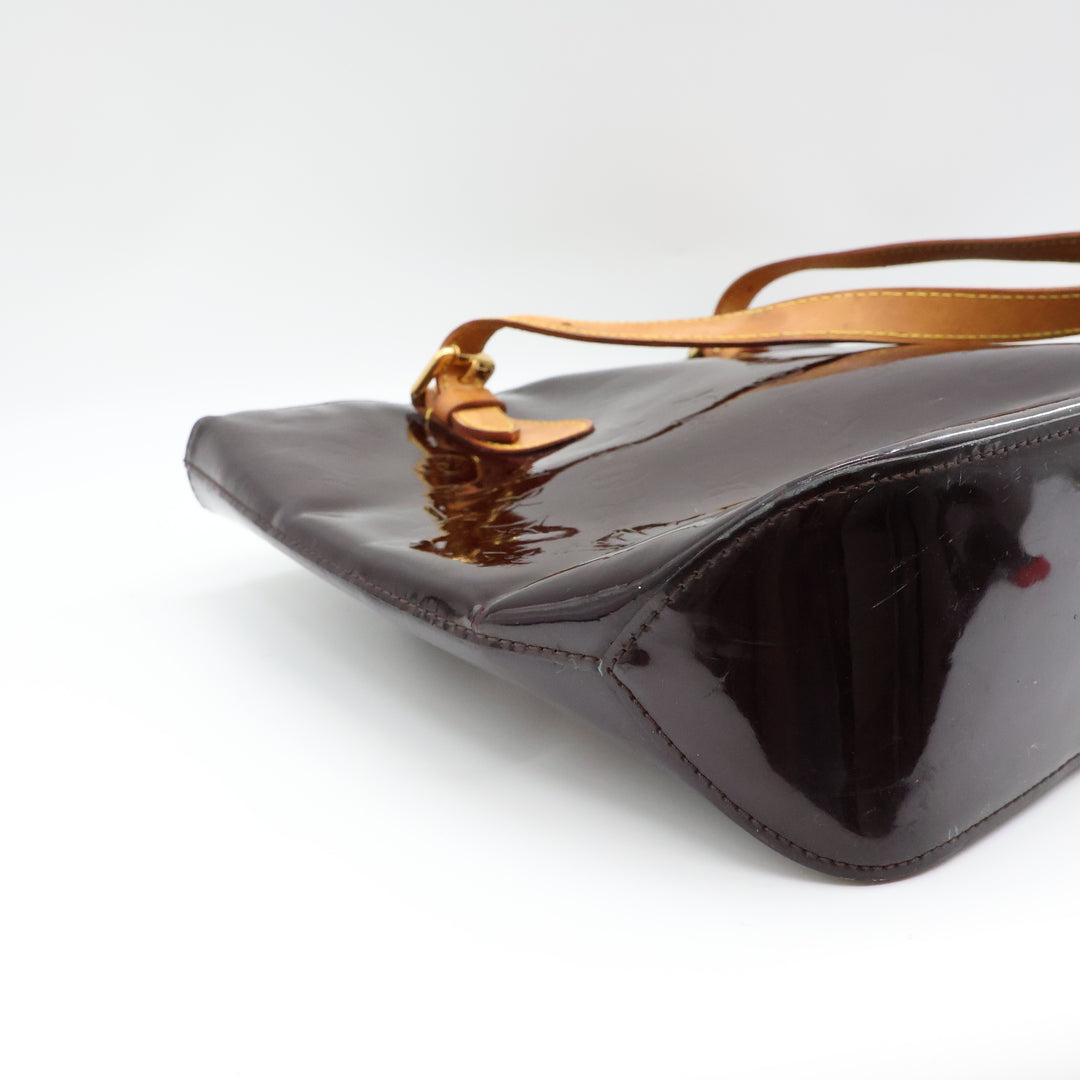 Louis Vuitton Vernis Amarante Brentwood GM Tote Bag Handbag