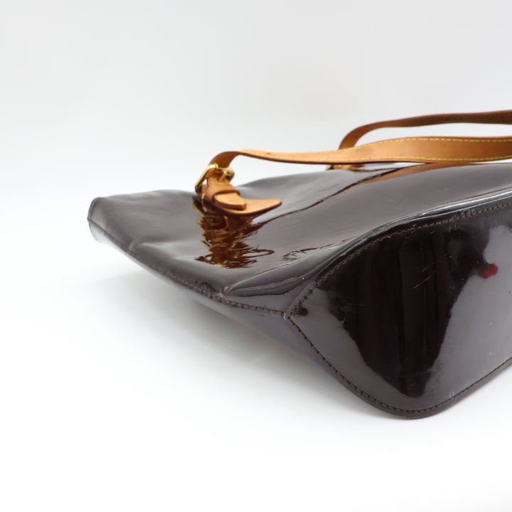 Louis Vuitton Vernis Amarante Brentwood GM Tote Bag Handbag