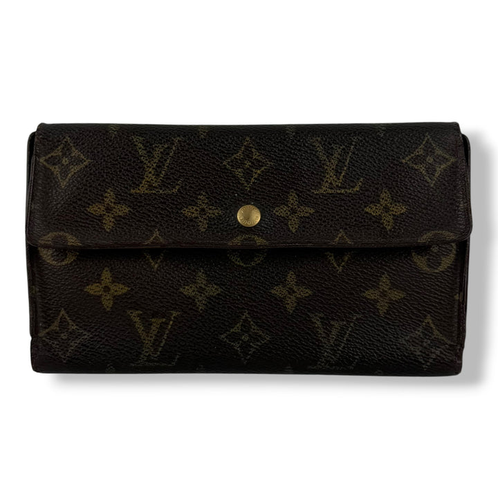 Louis Vuitton Trifold Brown Monogram Femme Wallet