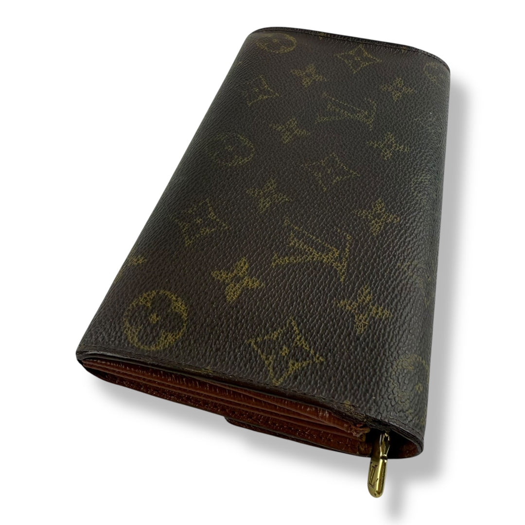 Louis Vuitton Sarah Brown Monogram Femme Wallet