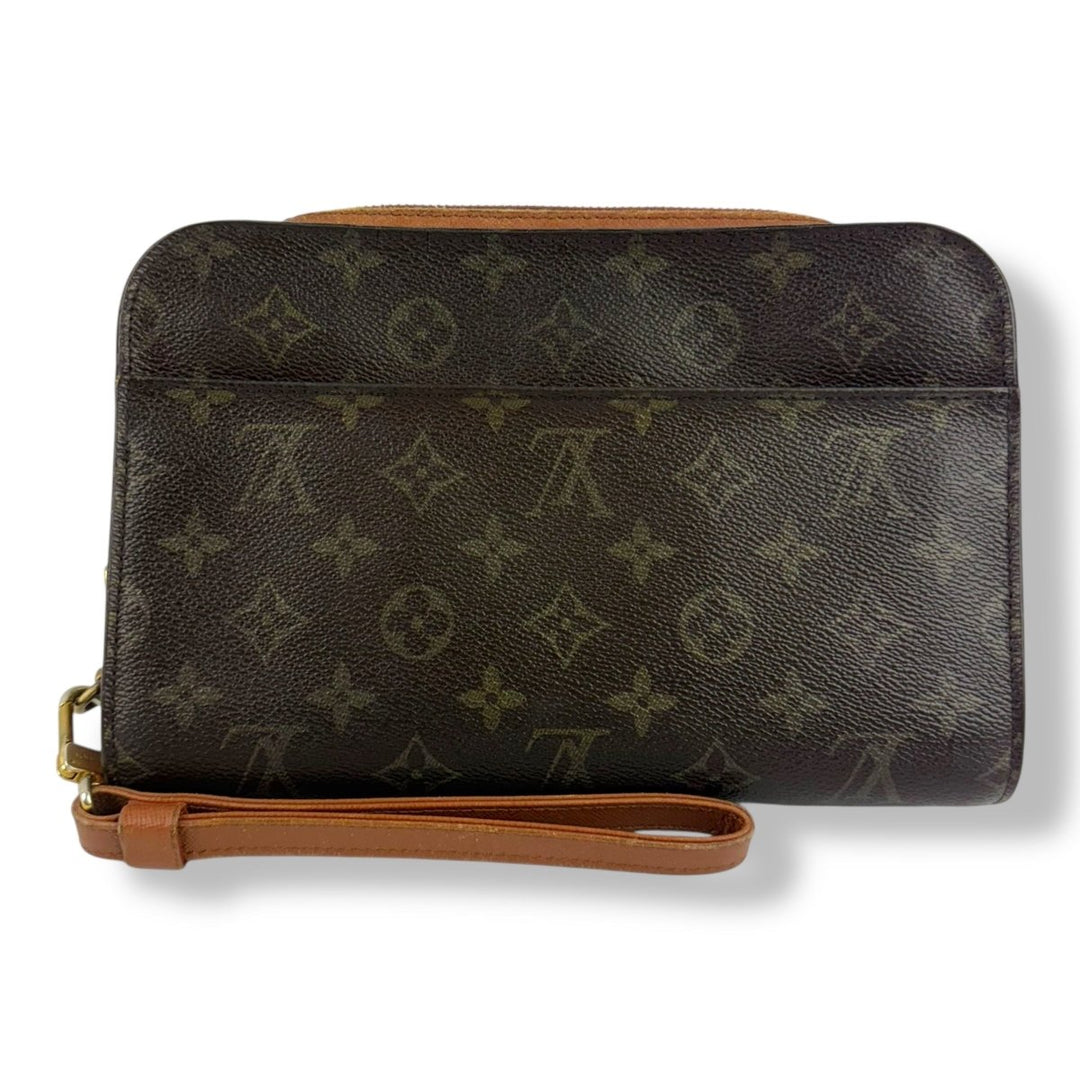 Louis Vuitton Brown Monogram Orsay Clutch Bag