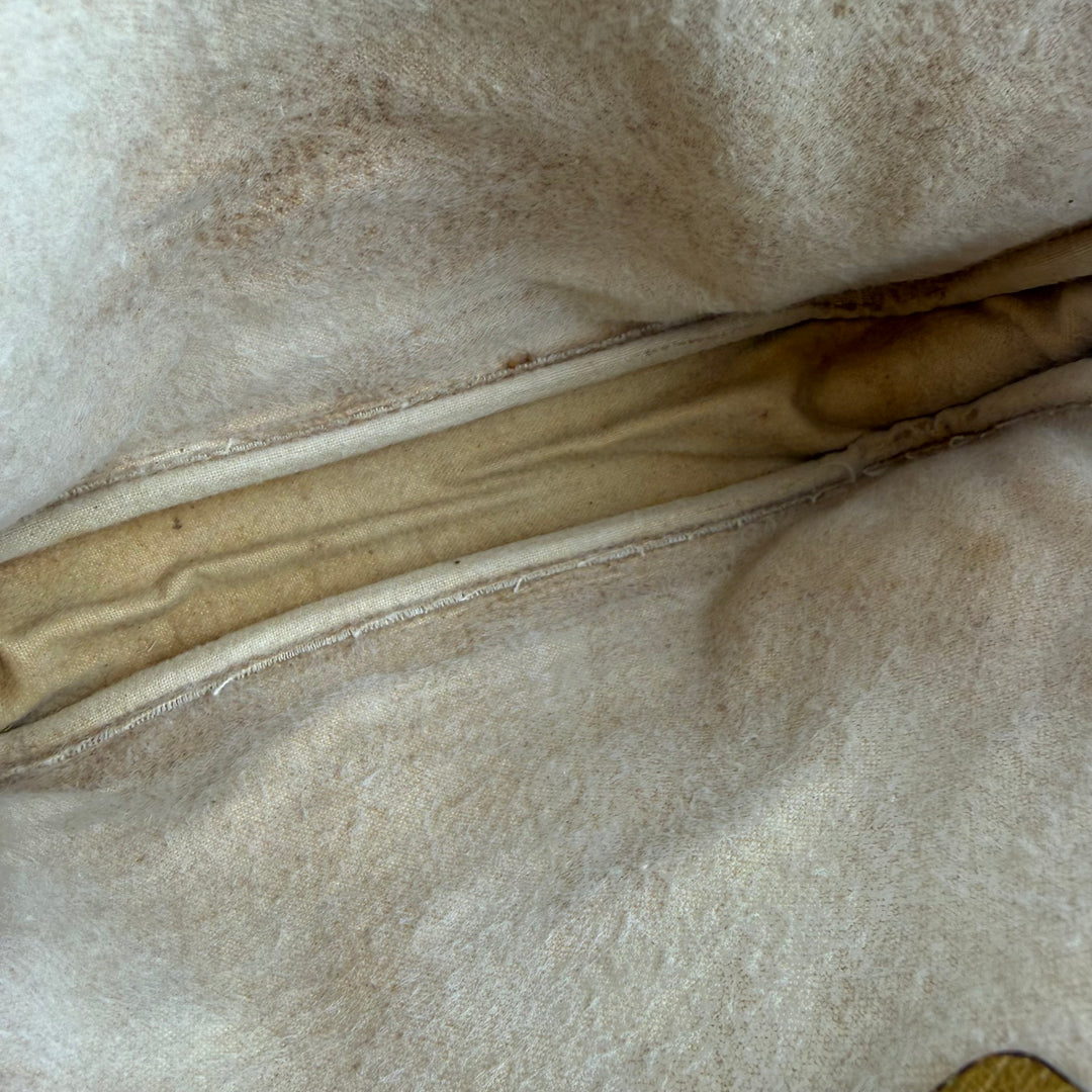 Gucci GG Monogram Cream Shoulder Crossbody Bag