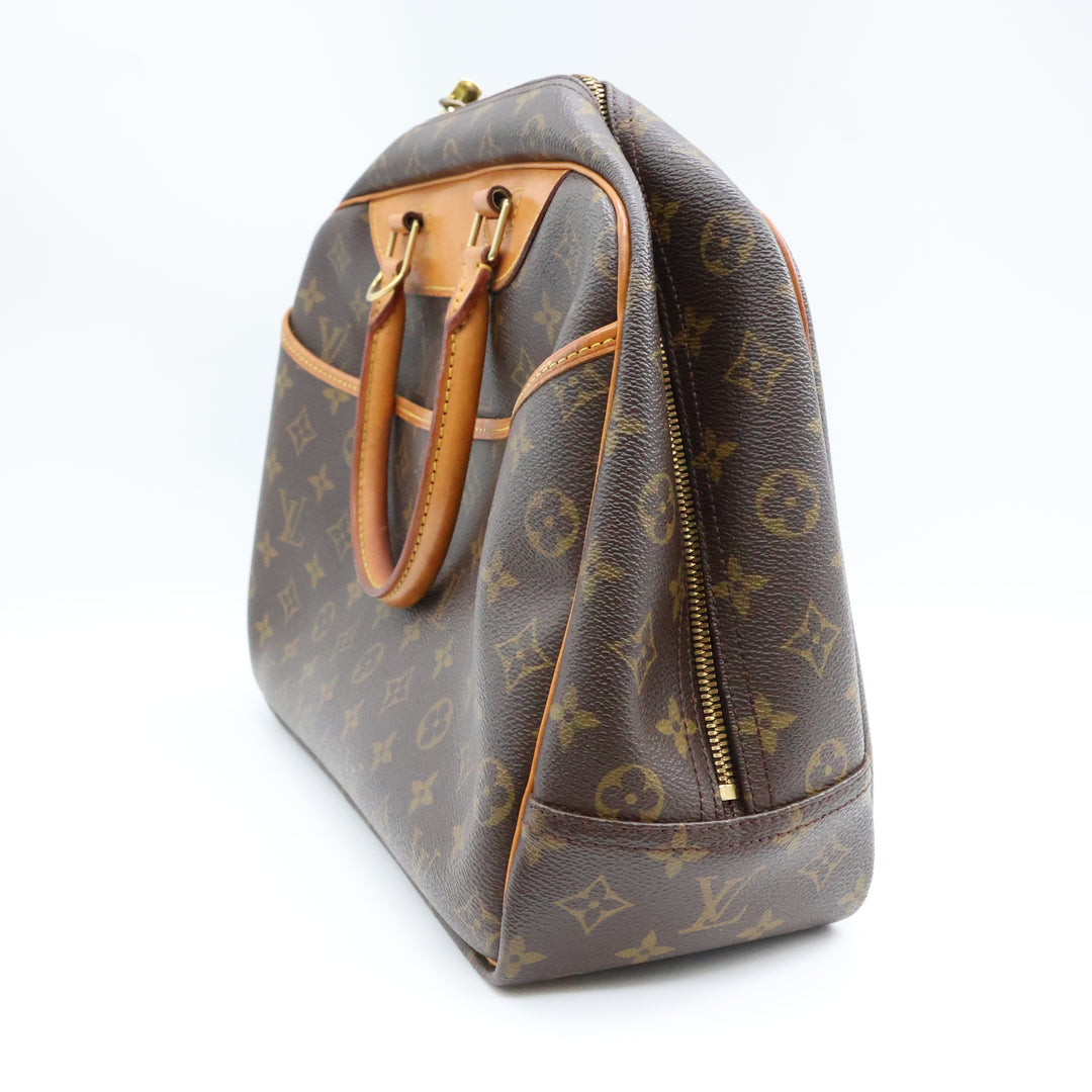 Louis Vuitton Brown Monogram Deauville Handbag