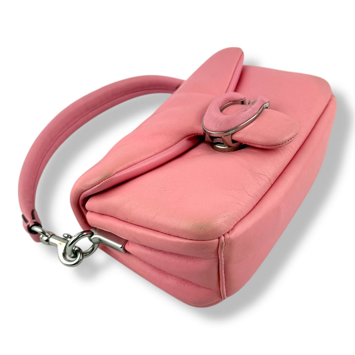 Coach Pillow Tabby 18 Pink Leather Handbag