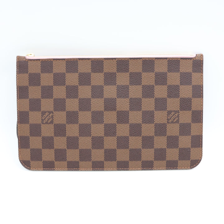 Louis Vuitton Damier Ebene Neverfull MM Clutch Pouch