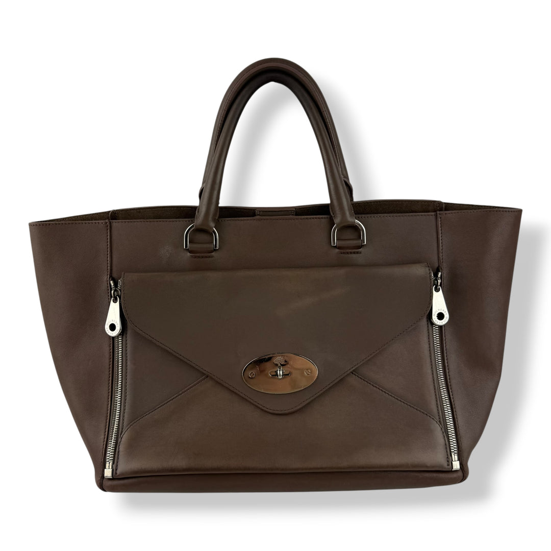 Mulberry Willow Brown Tote Handbag