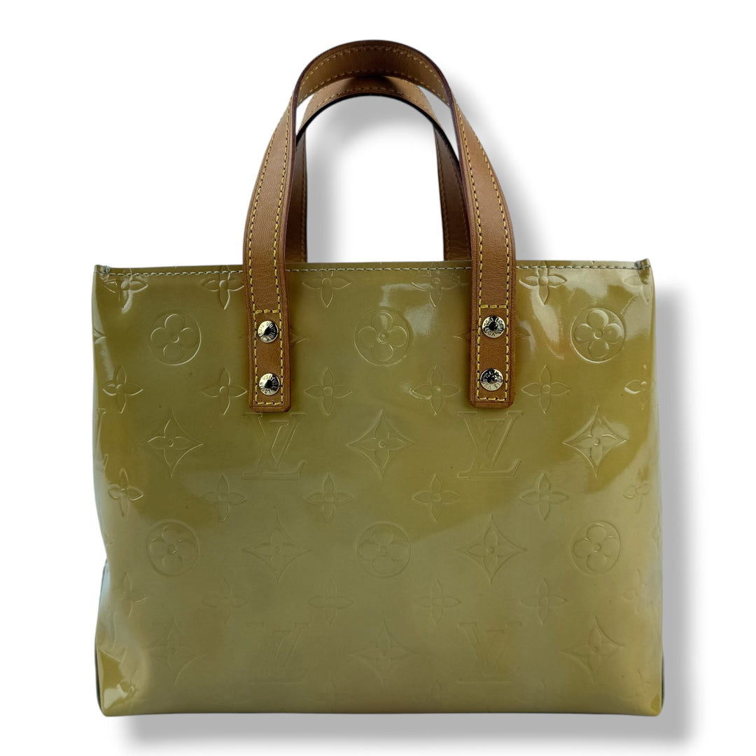 Louis Vuitton Beige Vernis Reade PM Tote