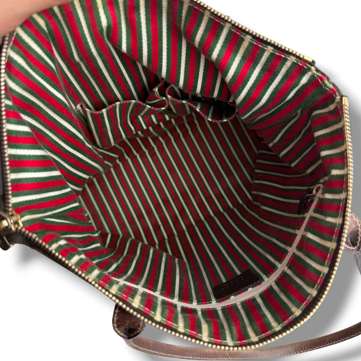 Gucci GG Canvas Beige / Brown Britt Tote Bag