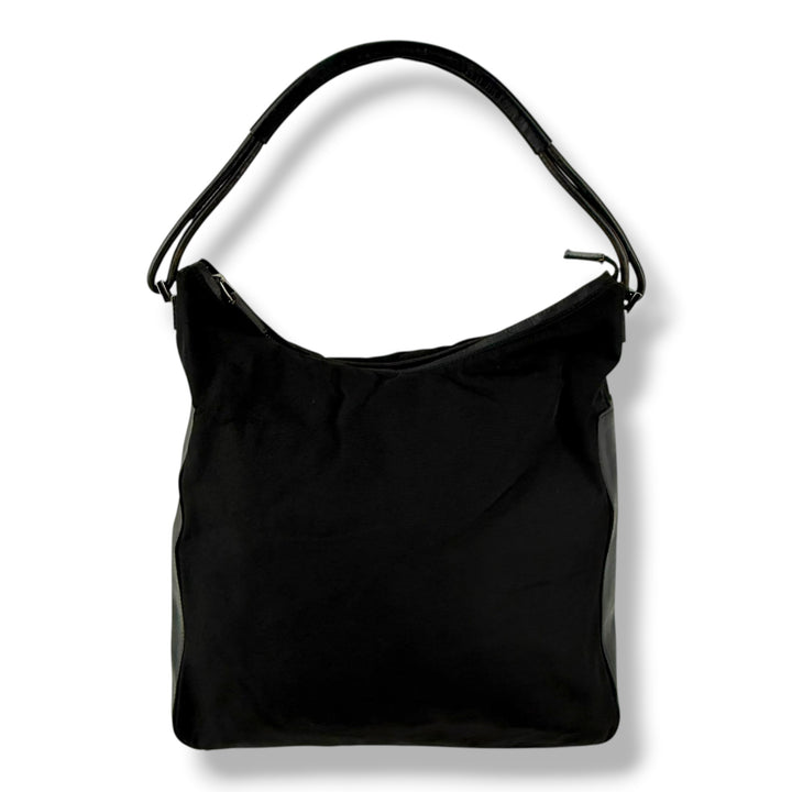Gucci GG Monogram Black Hobo Shoulder Bag