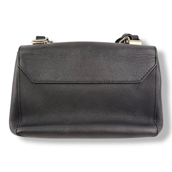 Louis Vuitton Lockme II BB Bag Black Calfskin Leather Handbag