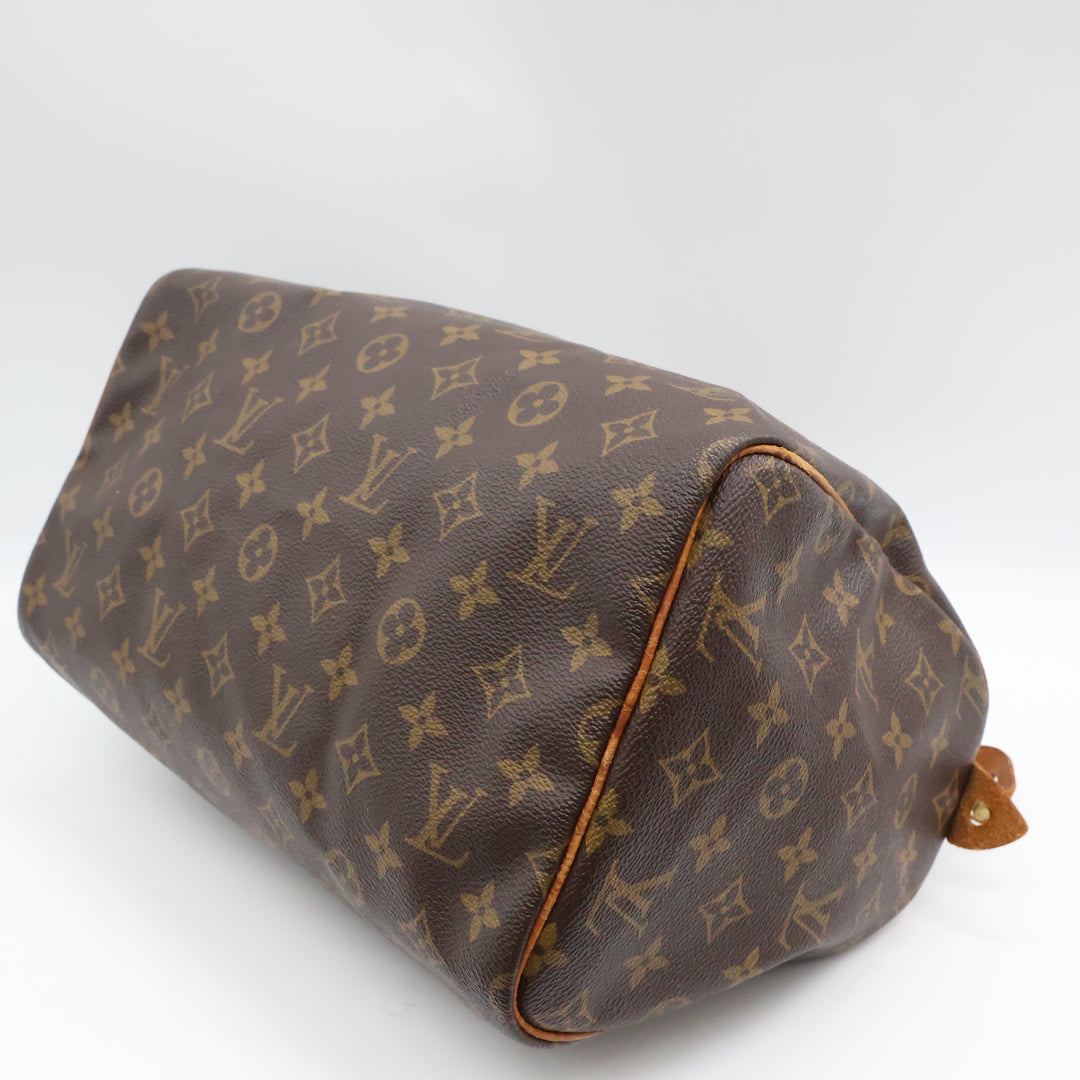 Louis Vuitton Speedy 30 Brown Monogram Handbag
