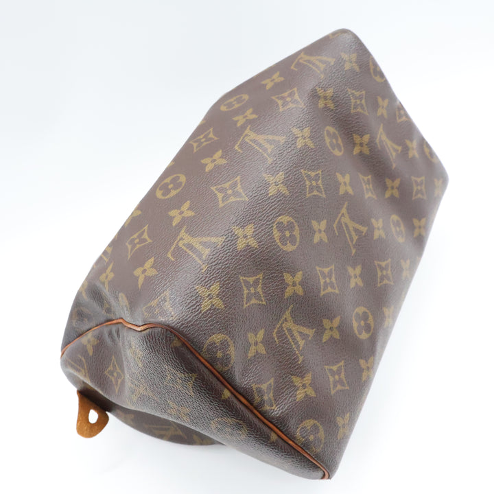 Louis Vuitton Vintage Brown Monogram Speedy 25 Handbag