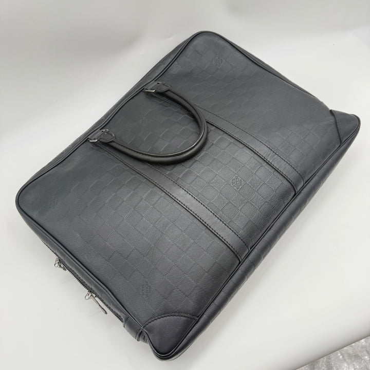 Louis Vuitton Port Documents Voyage Business Bag Infini Leather