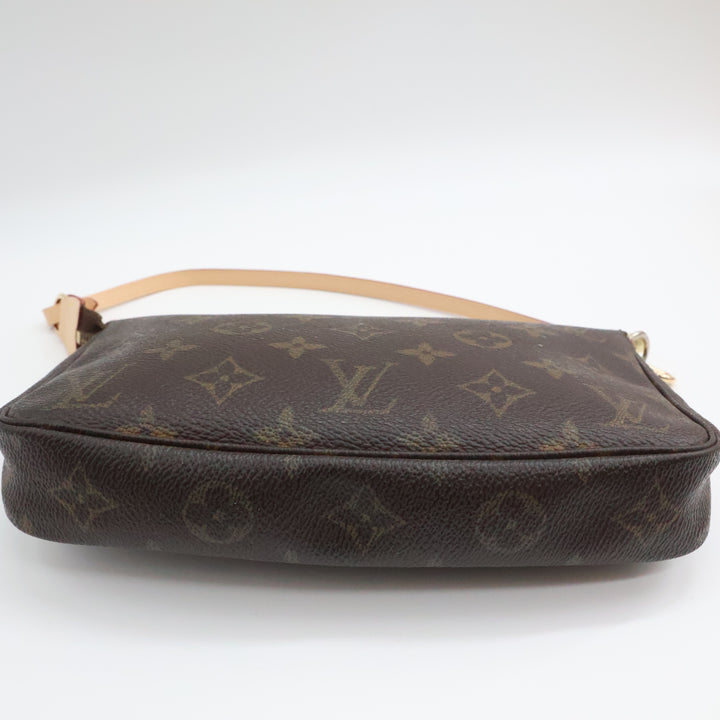 Louis Vuitton Pochette Accessories Brown Monogram Clutch Bag