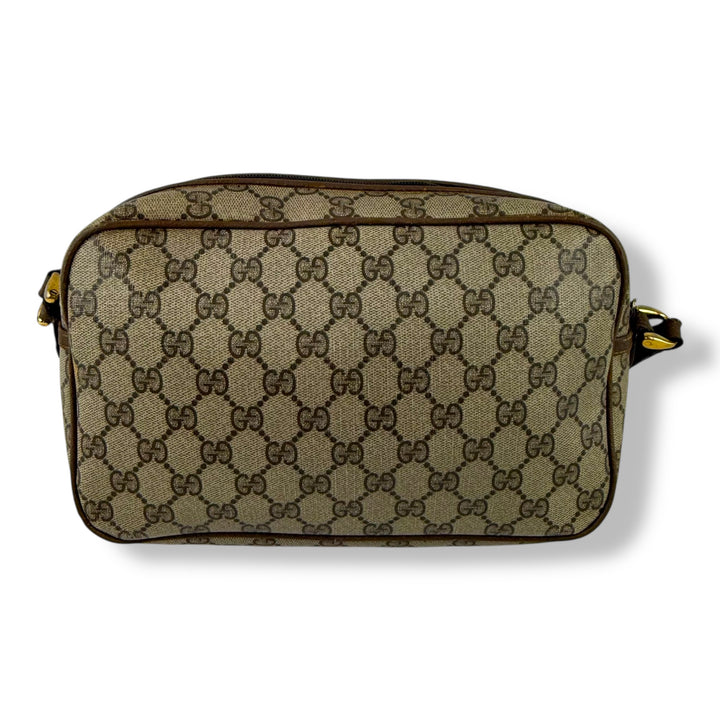 Gucci GG Beige Monogram Shoulder Crossbody Bag