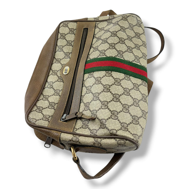 Gucci Vintage Beige Sherry Line Crossbody Handbag