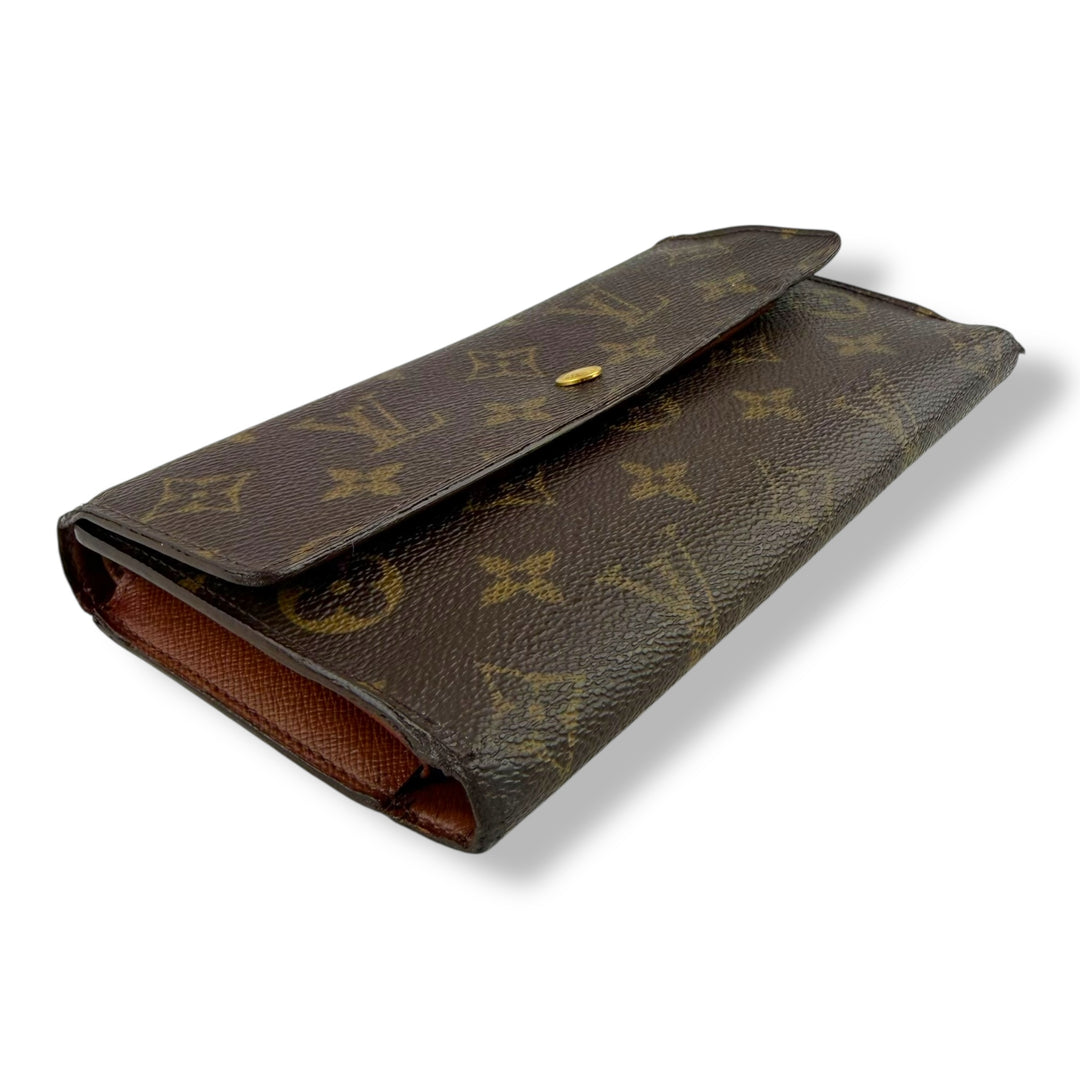Louis Vuitton Trifold Brown Monogram Femme Wallet