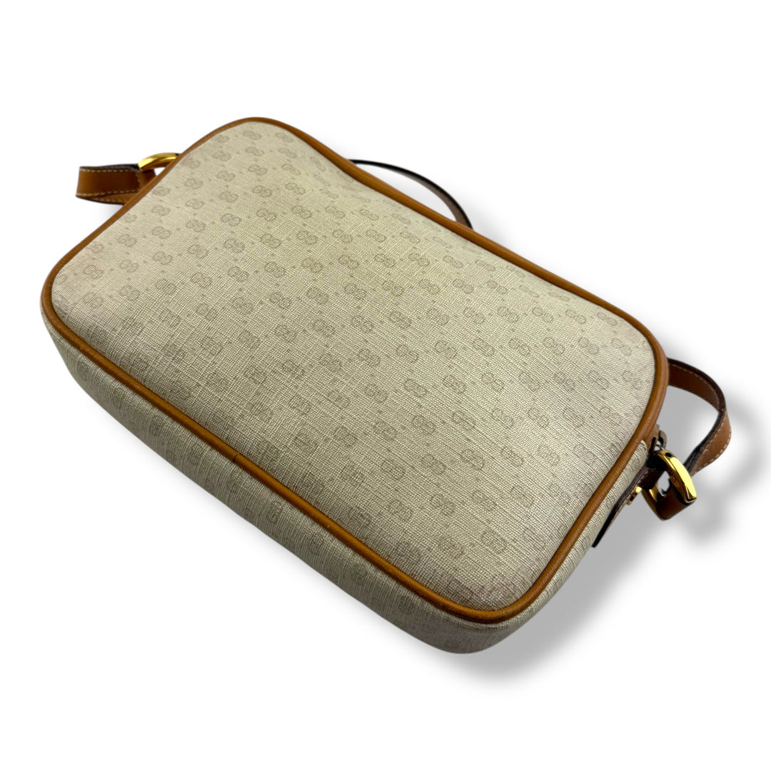 Gucci GG Beige Monogram Shoulder Crossbody Bag