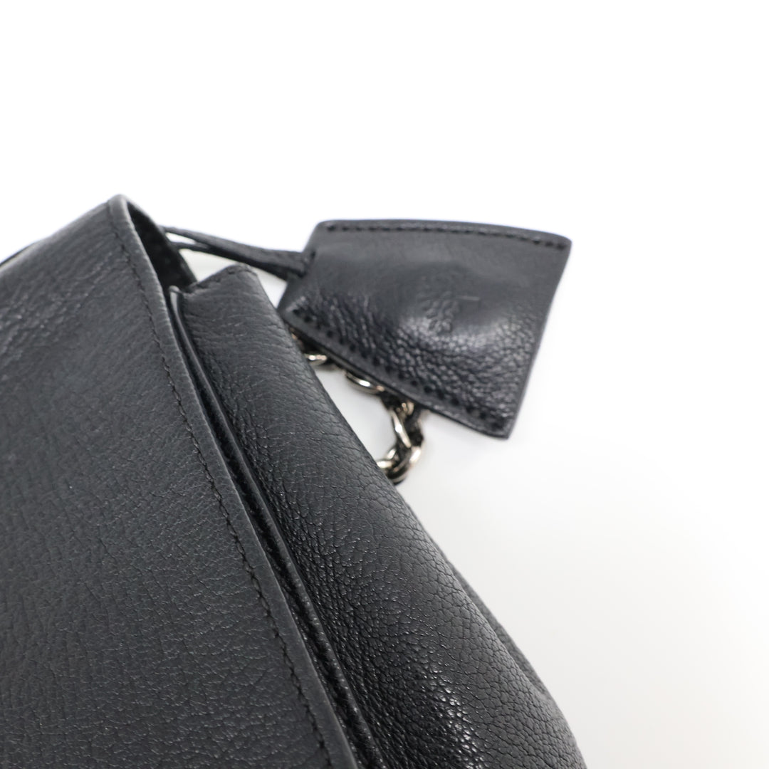Mulberry Medium Lily Black Leather Handbag