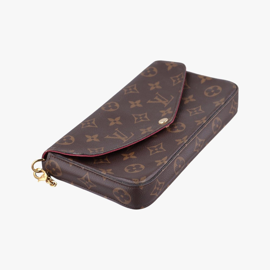Louis Vuitton Felicie Pochette Brown Monogram Handbag