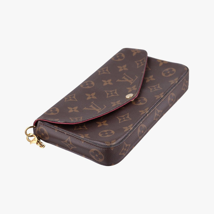 Louis Vuitton Felicie Pochette Brown Monogram Handbag