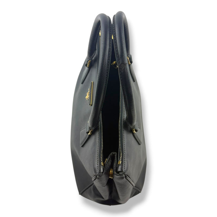 Prada Galleria Saffiano Tote Black Leather Handbag