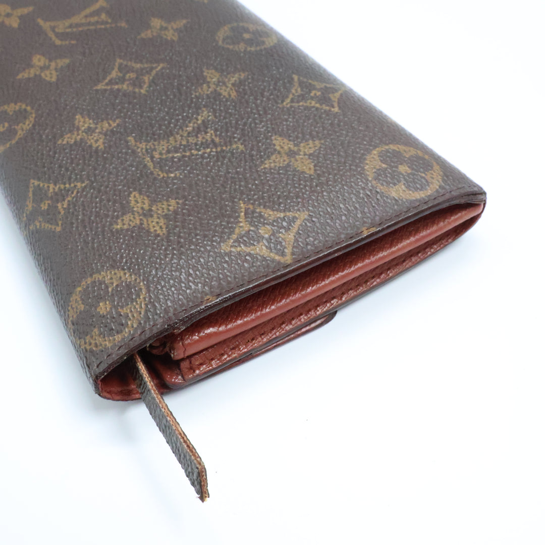 Louis Vuitton Sarah Brown Monogram Femme Wallet 8601