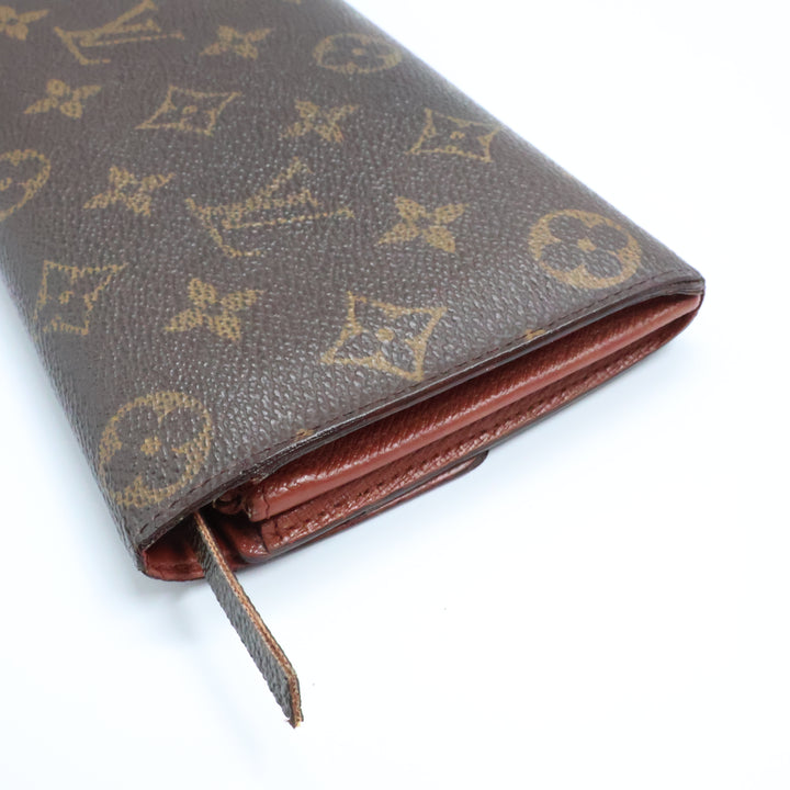 Louis Vuitton Sarah Brown Monogram Femme Wallet 8601