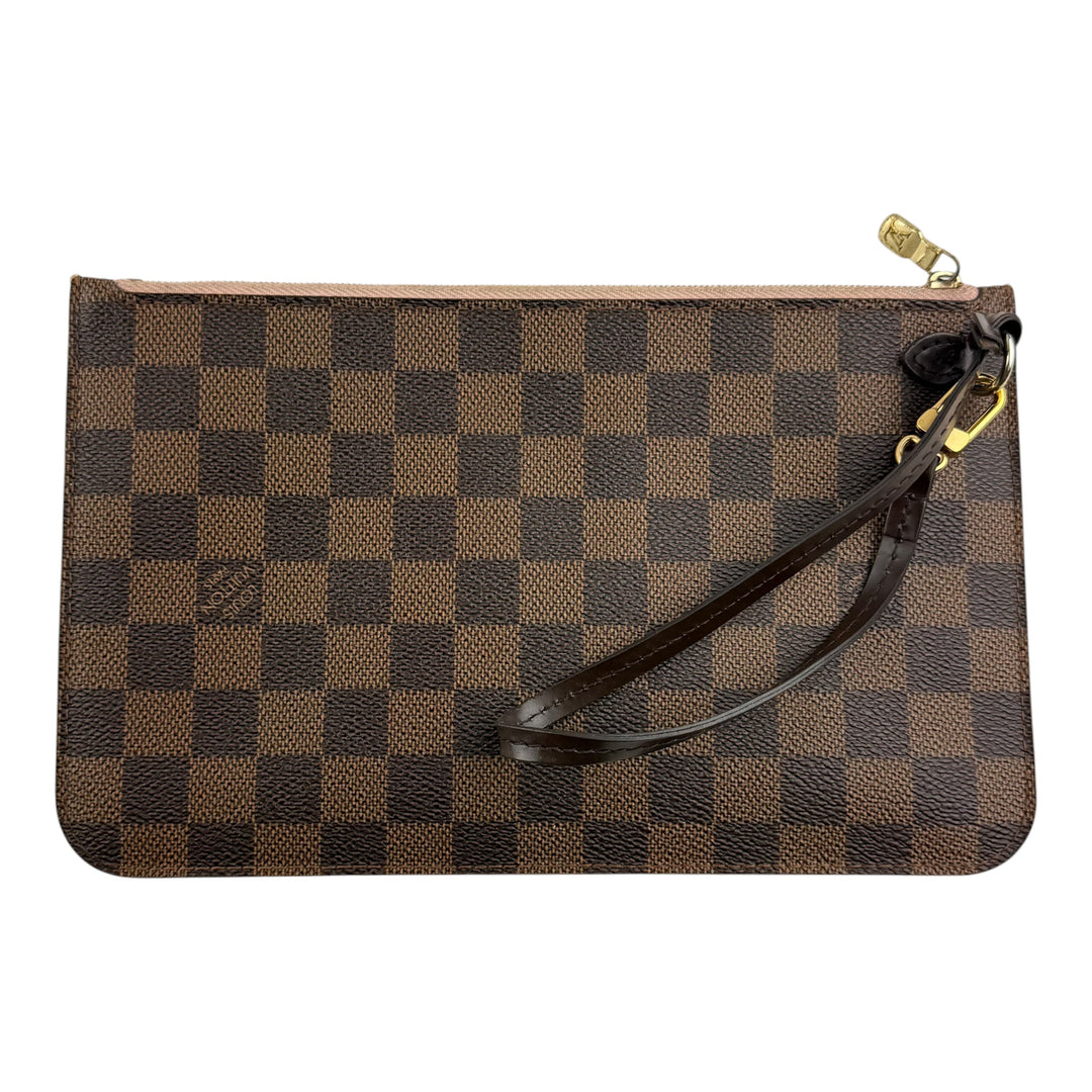 Louis Vuitton Damier Ebene Neverfull MM Clutch Pouch