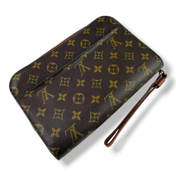 Louis Vuitton Brown Monogram Orsay Clutch Bag