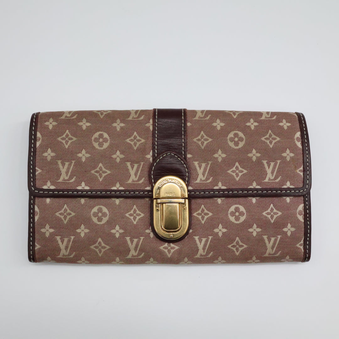 Louis Vuitton Sarah Pink Lin Femme Wallet