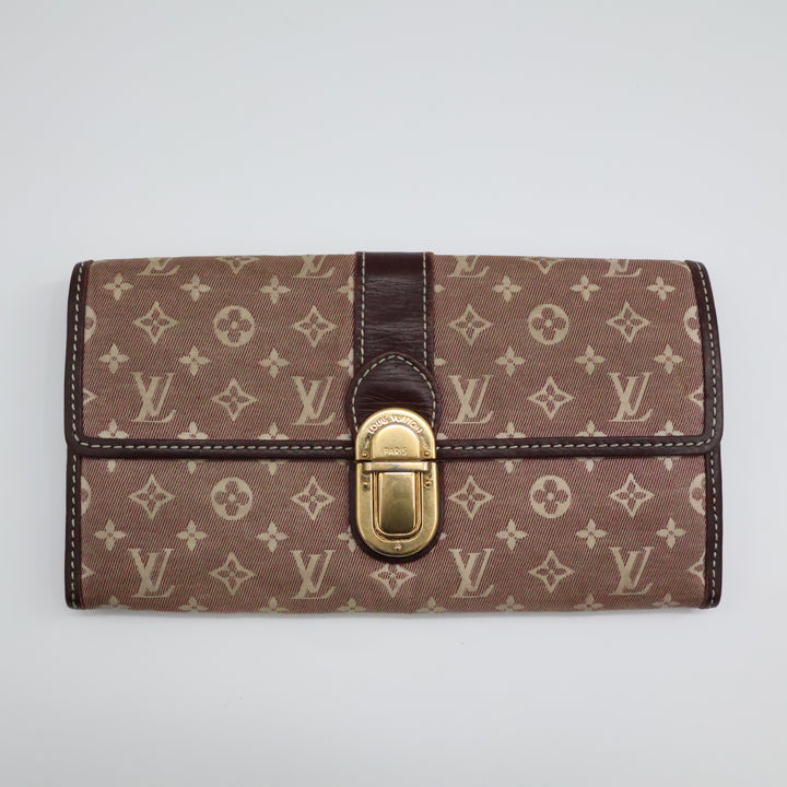 Louis Vuitton Sarah Pink Lin Femme Wallet