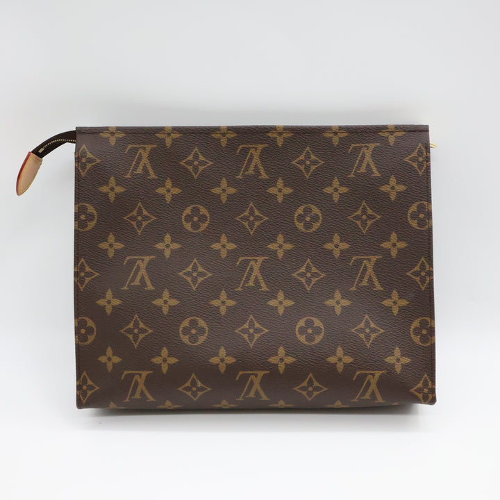 Louis Vuitton Brown Monogram Toiletry Pouch 26 Bag