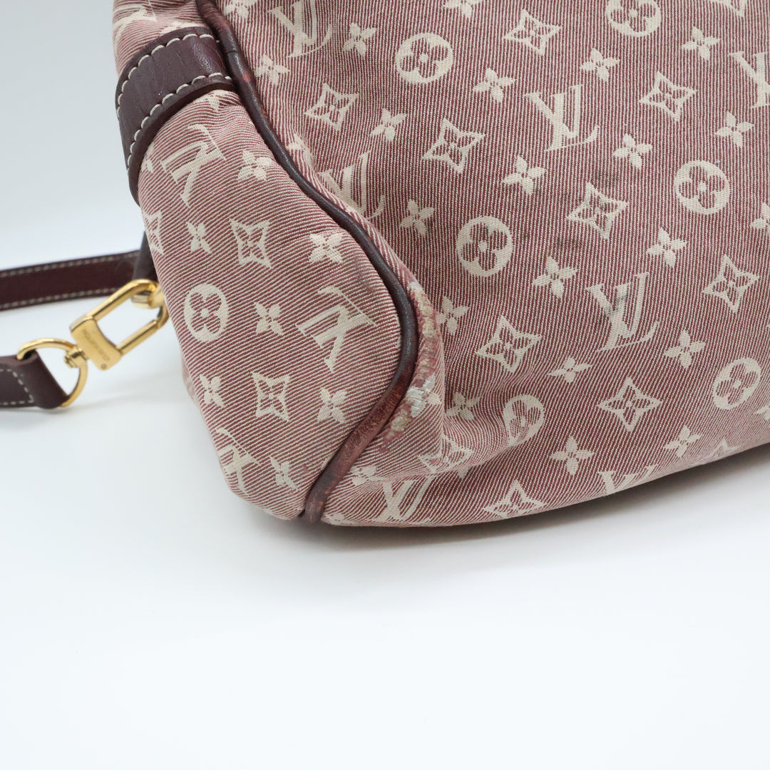 Louis Vuitton Lin Monogram Bandouliere Mini Idylle Romance Speedy 30 Handbag