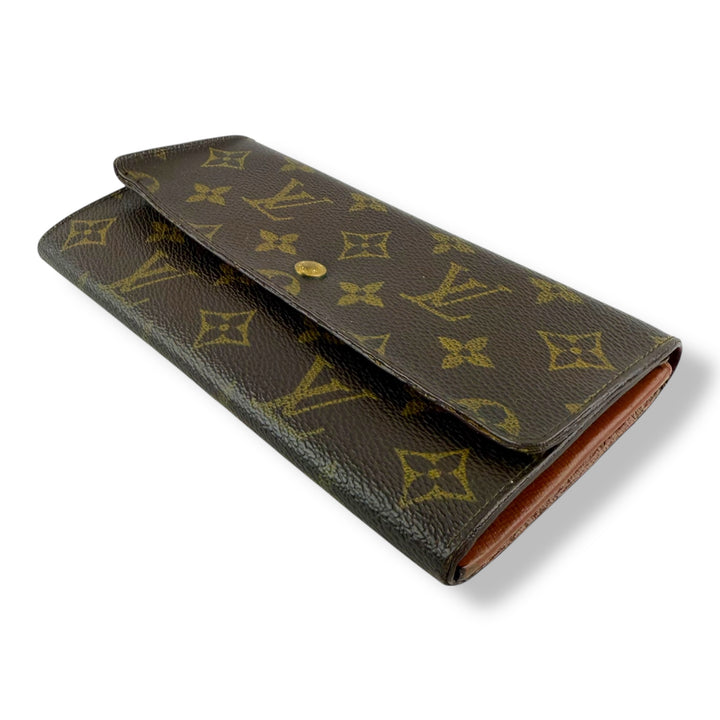 Louis Vuitton Sarah Brown Monogram Femme Wallet
